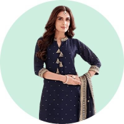 Blue Salwar Suit