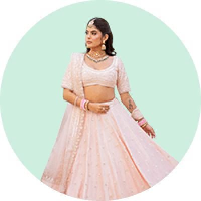 Net Lehenga