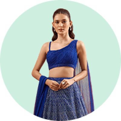 Blue Lehenga