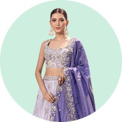 Lavender Lehenga