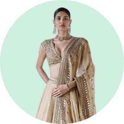 Gold Lehenga