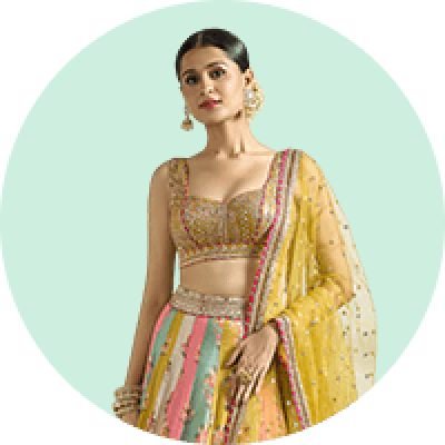Multicolor Lehenga