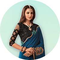 partywear sarees