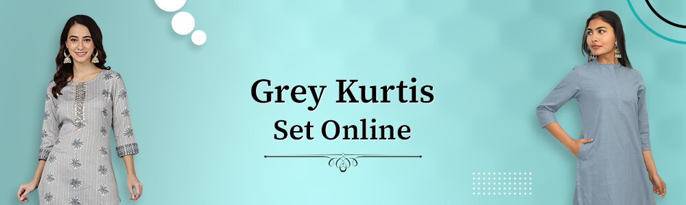 Buy Grey Kurtis Online 