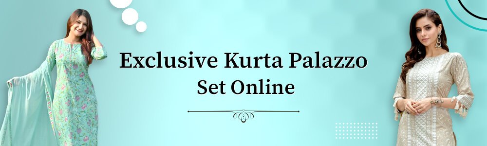  Buy Kurta Palazzo Set Online 