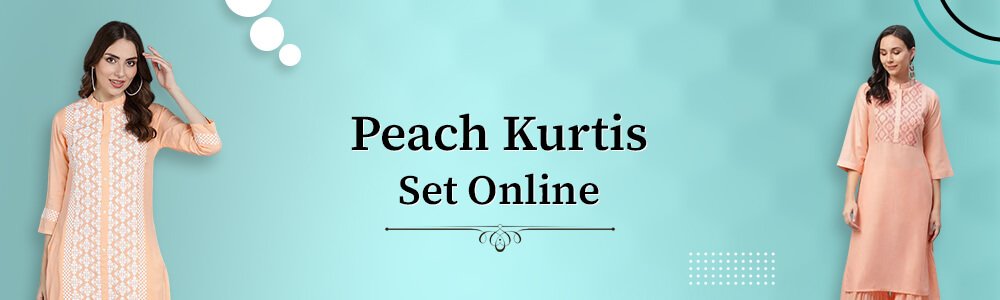 Buy Peach Kurtis Online 