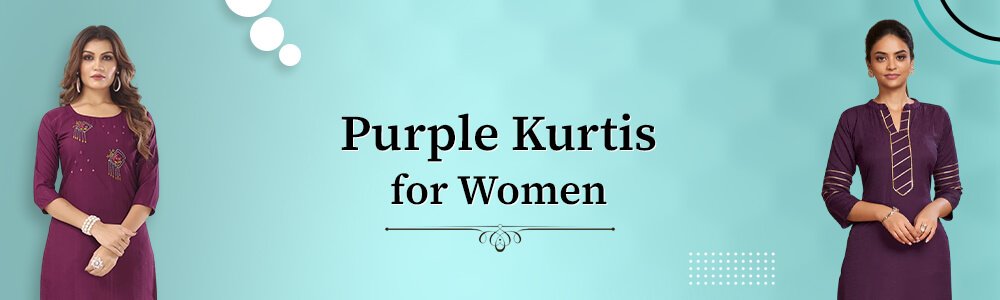  Buy Purple Kurtis Online 